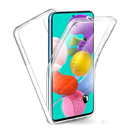 Capa de Silicone 360º para Samsung Galaxy A05 Transparente